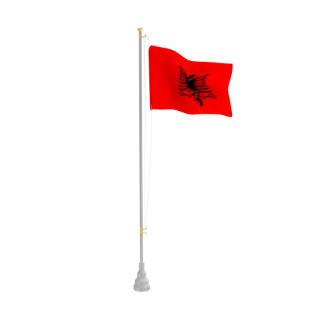 Albania 3D Illustration