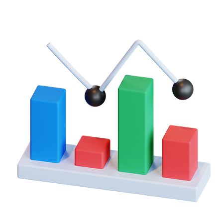 Analytic Chart 3D Icon