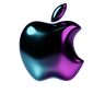 apple logo 3d logos