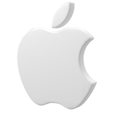 Apple Logo 3D Illustration