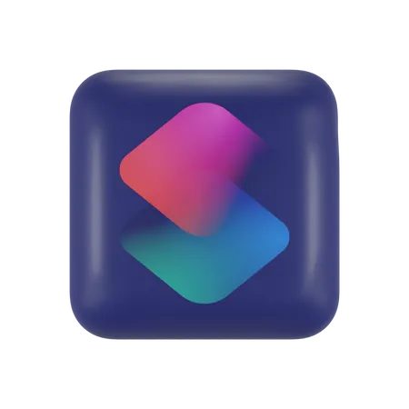 Apple Shortcuts 3D Illustration