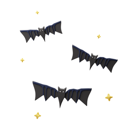 Bats 3D Icon