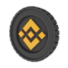 3d binance logo emoji