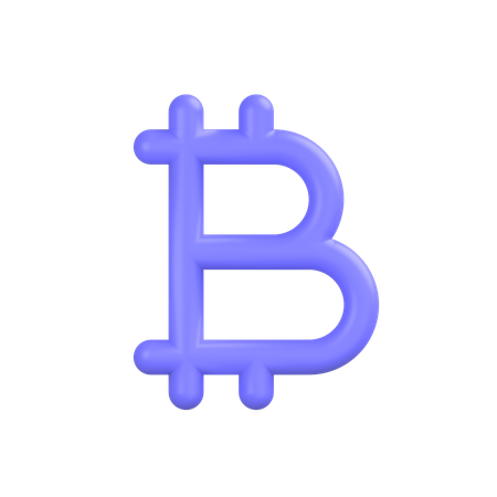 Bitcoin-1 3D Icon