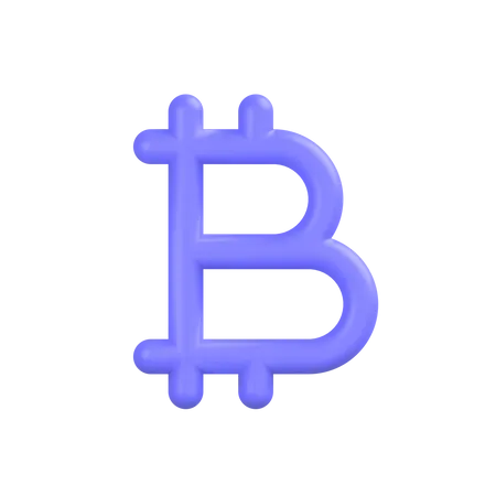 Bitcoin-1 3D Icon