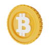 bitcoin logo emoji 3d