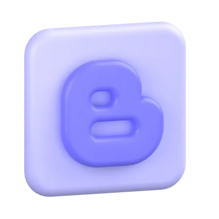 Blogger-1 3D Icon