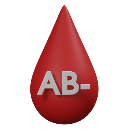 Blood AB Negative 3D Illustration