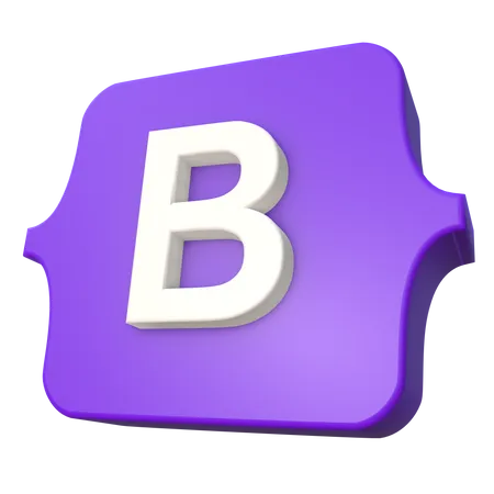 Bootstrap Framework Logo 3D Icon