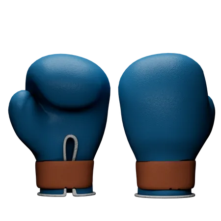 Boxing Gloves 3D Icon
