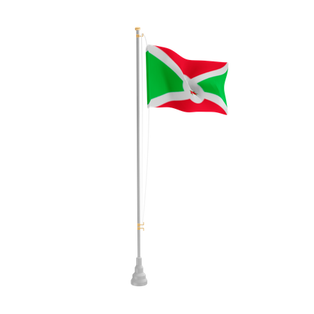 Burundi 3D Illustration