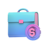 3d business case emoji