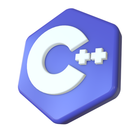 C++ Language Logo 3D Icon