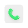 call-app 3d illustration