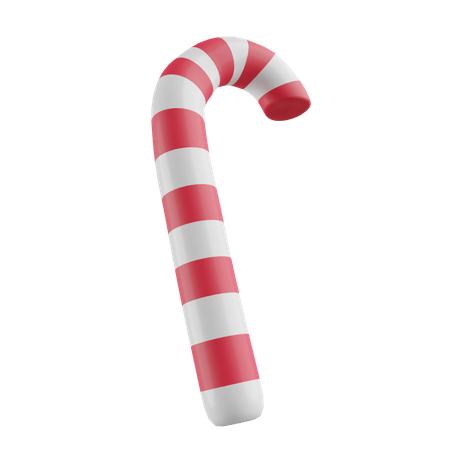 Candy cane 3D Icon