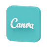 canva 3d logo