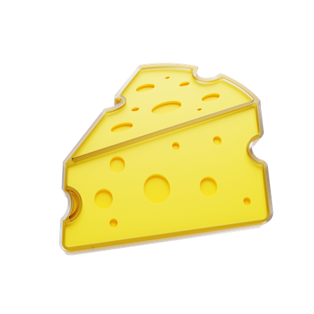Cheese 3D Illustration