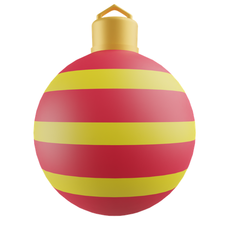 Christmas ball 3D Icon
