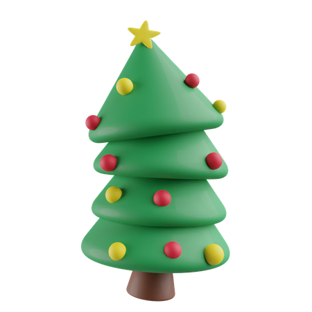 Christmas tree 3D Icon