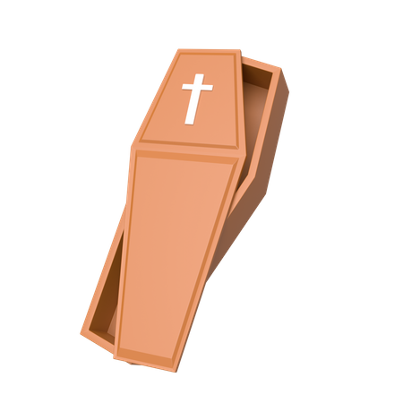 Coffin 3D Illustration
