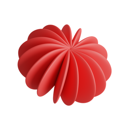 Coral Flower 3D Illustration