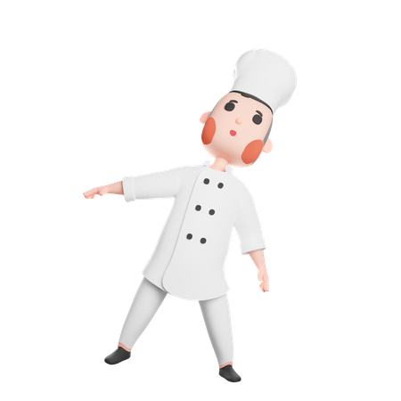 Cute Chef 3D Illustration