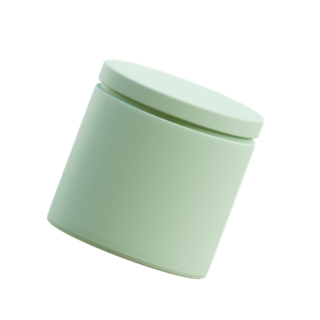 Cylinder With Lid 3D Icon