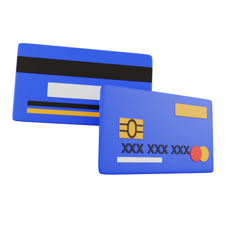 Debit Card 3D Illustration