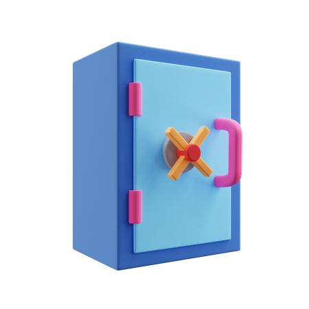 Deposit Box 3D Illustration