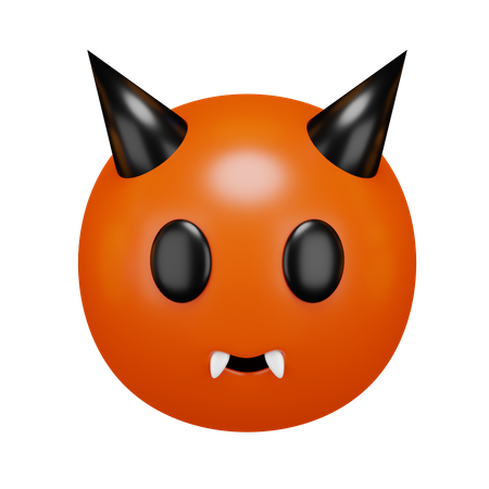 Devil Face 3D Illustration