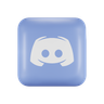 3d discord server logo