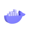 3d docker logo