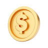 dollar-coin 3d