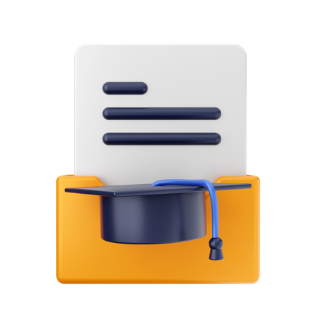 Educational Folder 3D Icon