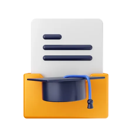 Educational Folder 3D Icon