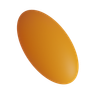 3d eliptical capsule shape illustration