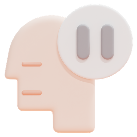 Expressionless Mind 3D Icon