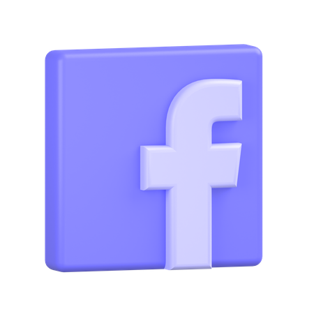 Facebook-2 3D Icon