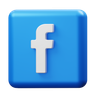 facebook 3d logo