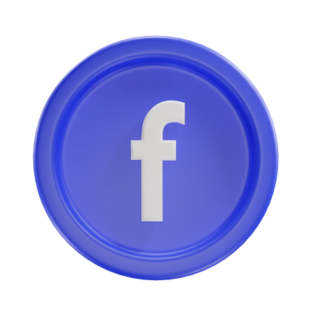 Facebook 3D Icon