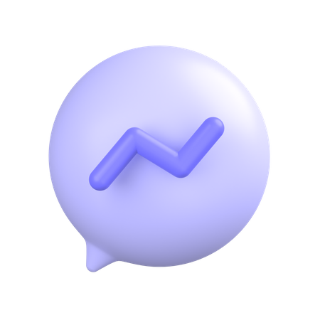 Facebook-messenger-1 3D Icon