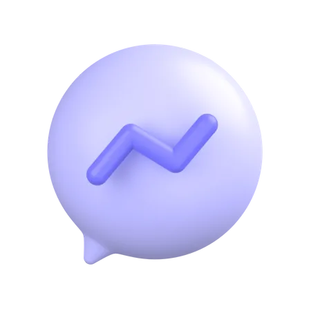 Facebook-messenger-1 3D Icon