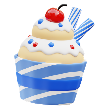 Free 컵케이크  3D Icon