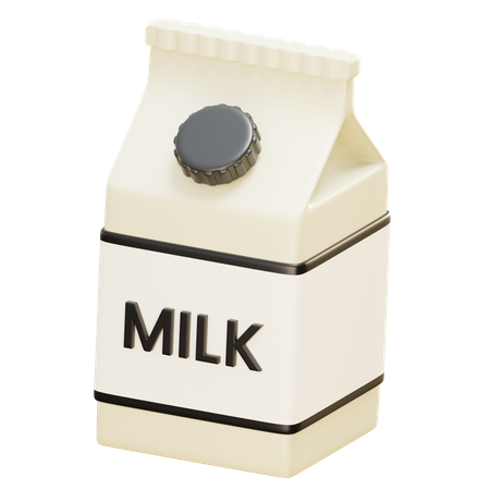 Free 인스턴트 우유  3D Icon