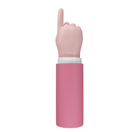 Free 指差しジェスチャー  3D Icon