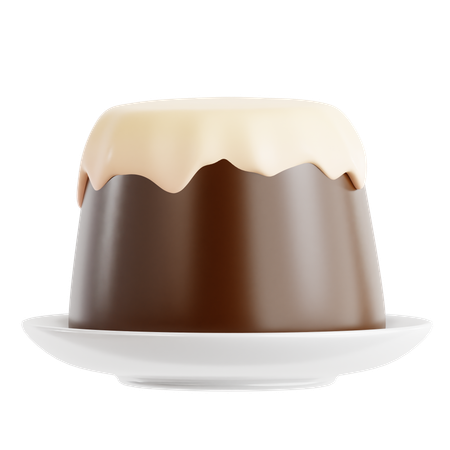 Free 초콜릿 푸딩  3D Icon