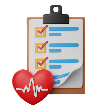 Free 健康診断 3D Icon