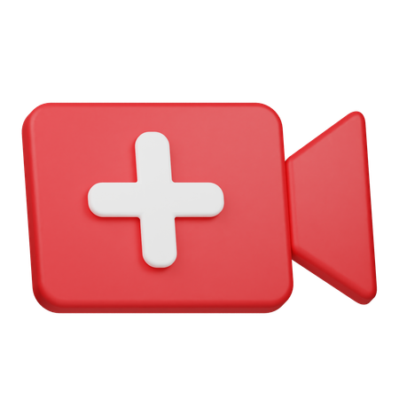 Free ビデオをアップロード  3D Icon