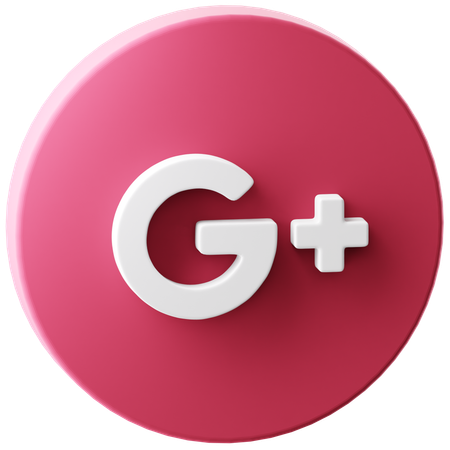 Free 구글 플러스  3D Icon