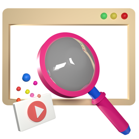 Free マーケティング検索  3D Icon